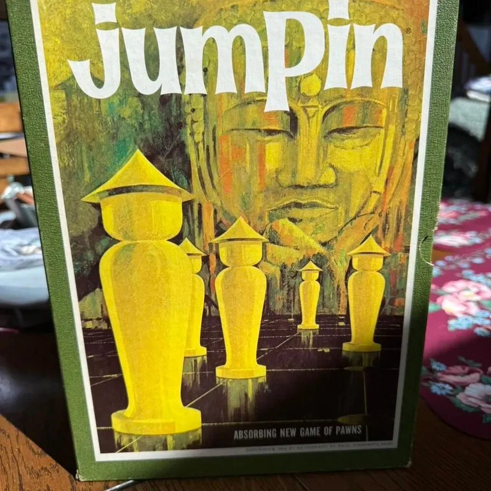 Jumpin game, vintage 1960s board game.